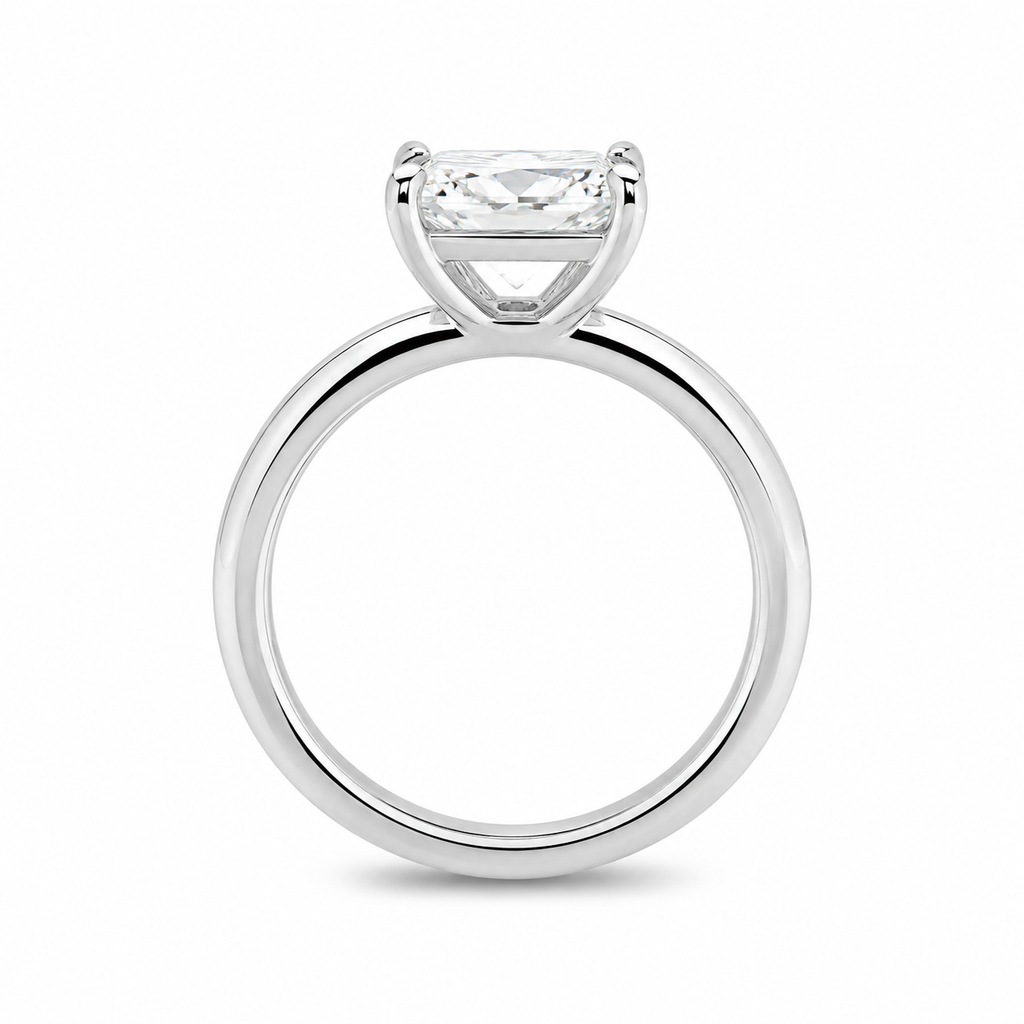 Princess Cut Diamond Solitaire Diamond Engagement Ring