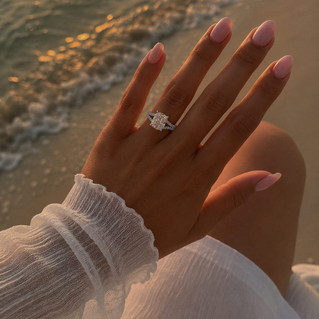Aurelia Cushion Diamond Engagement Ring