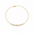 Seline Graduated Diamond Station Bracelet