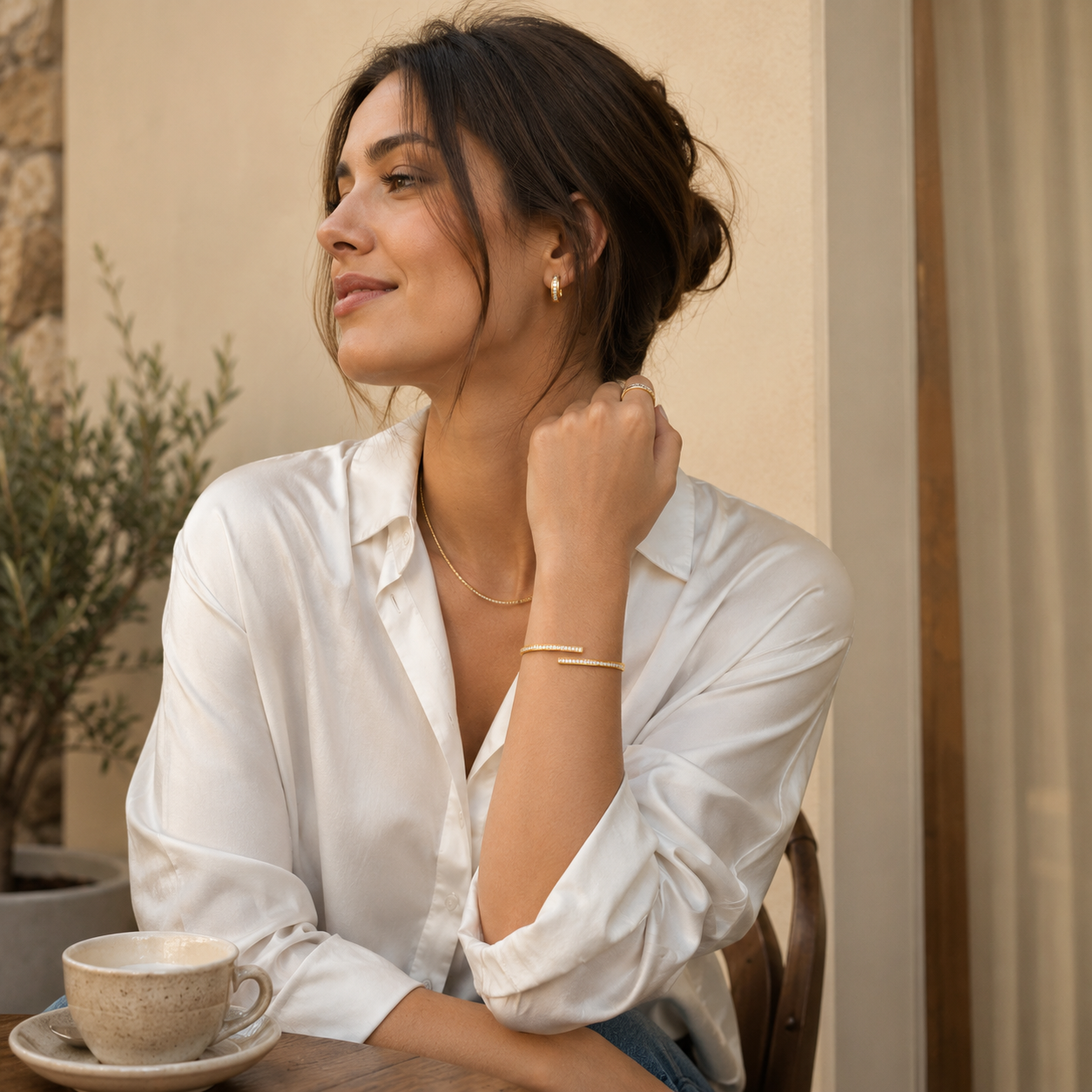 Olivia Diamond Wrap Cuff
