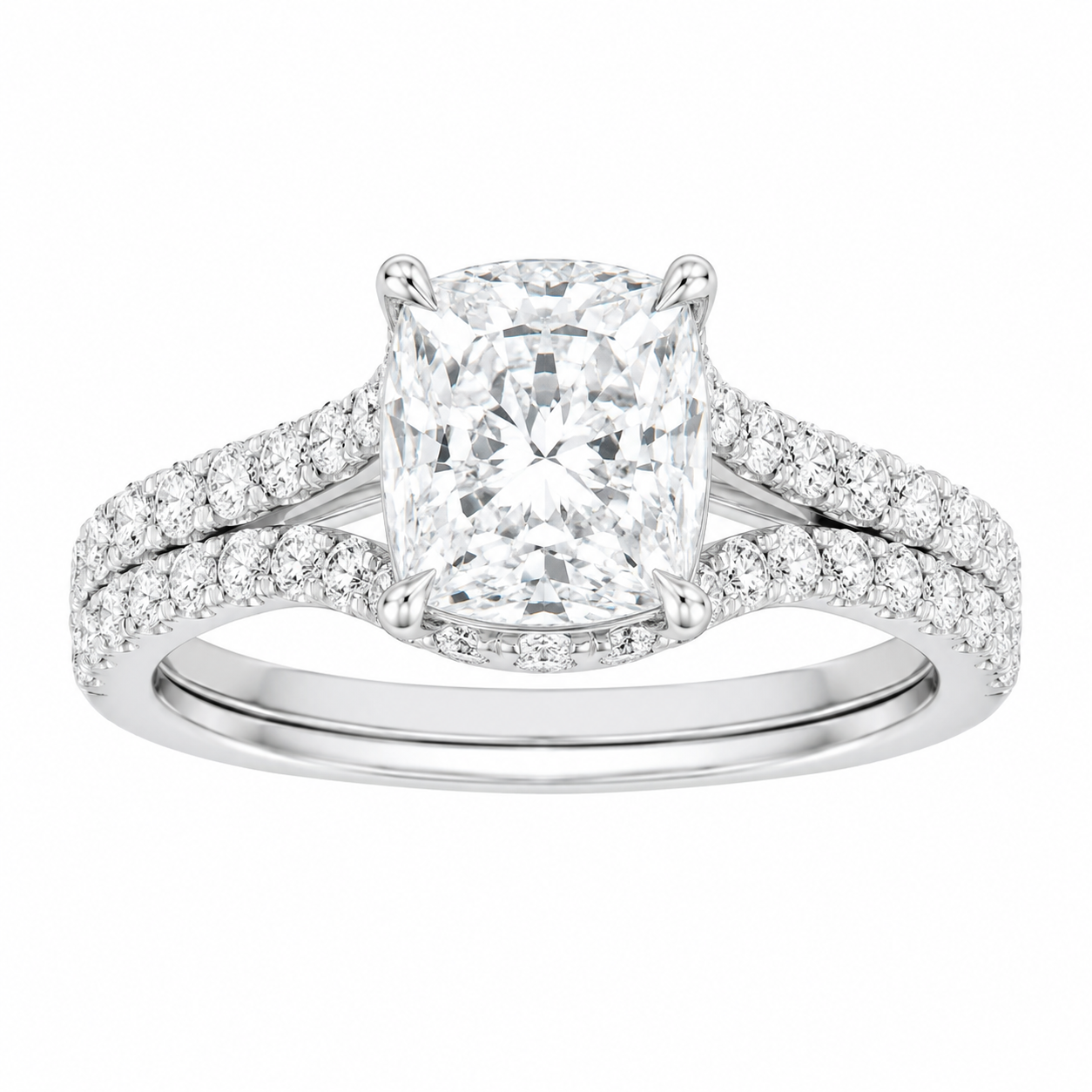Aurelia Cushion Diamond Engagement Ring