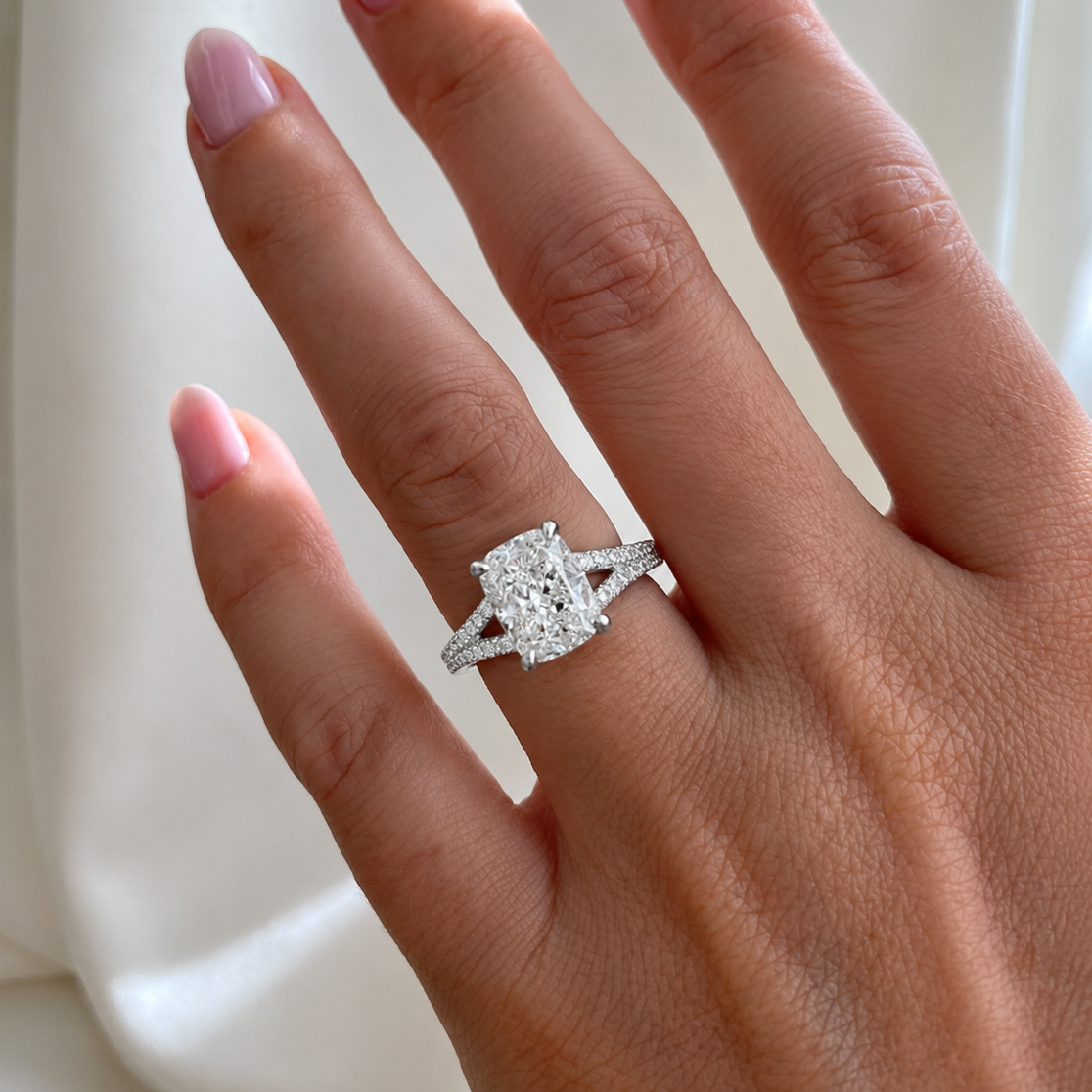 Aurelia Cushion Diamond Engagement Ring