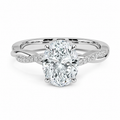 Everlace Oval Diamond Engagement Ring