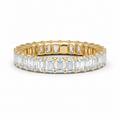Éternelle Emerald Cut Diamond Eternity Band