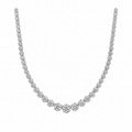Rory Graduated Diamond Tennis Necklace