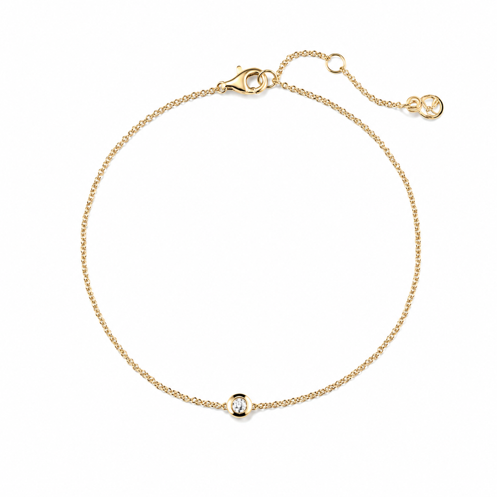 Nathalie Diamond Solitaire Bracelet